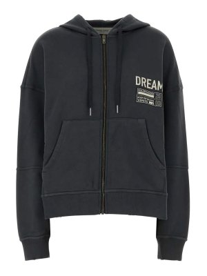 GOLDEN GOOSE: Sweatshirts & Sweaters - Zip Up Cotton Hoodie