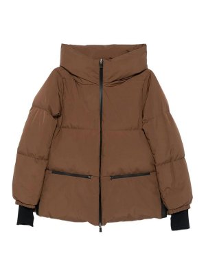 HERNO: casual jackets - 2Layers Hooded Short Down Jacket