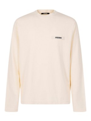 JACQUEMUS: t-shirts - Le T-Shirt Gros Grain Manches Longues