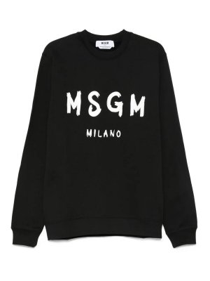 m.s.g.m.: Sweatshirts und Pullover - Sweatshirt - Schwarz