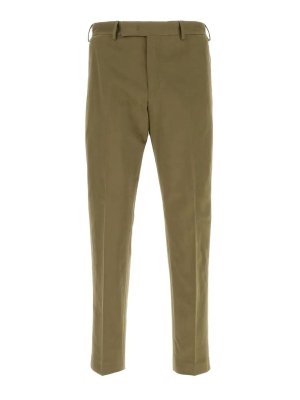 PT TORINO: pantaloni casual - Pantaloni di cotone ribelle pressati