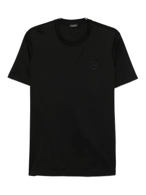 PAUL & SHARK: t-shirt - T-shirt in cotone logo-stampa