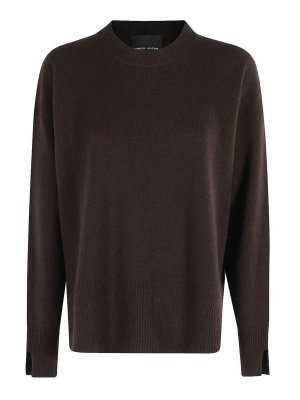 ROBERTO COLLINA: crew necks - Wool And Cashmere Crewneck Sweater