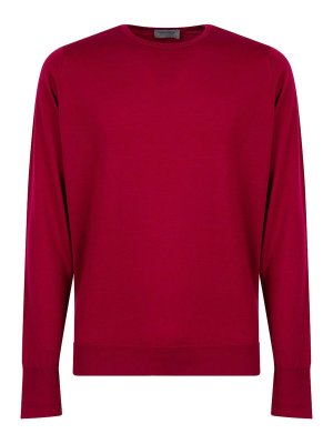 JOHN SMEDLEY: クルーネック - クルーネック - 黒