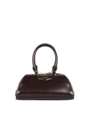 GIVENCHY: cross body bags - Mini Antigona East-West Bag In Box Leather