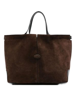 TOD'S: cross body bags - Di Bag Folio Medium In Suede
