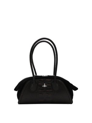 VIVIENNE WESTWOOD: shopper - Effetto Brocodile Shirley Small Holdall