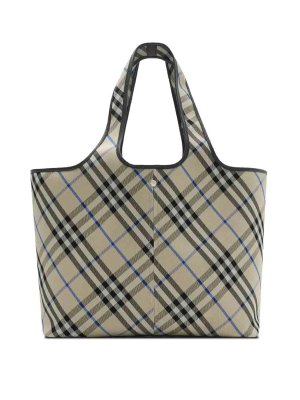 BURBERRY: totes bags - Medium Check Tote Bag