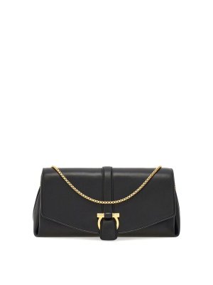 SALVATORE FERRAGAMO: ショルダーバッグ - ショルダーバッグ - 黒