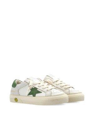 GOLDEN GOOSE: trainers - May Leather Sneakers
