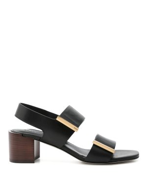 TOD'S: sandals - Leather Strappy Sandals