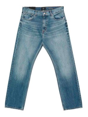 7 FOR ALL MANKIND: bootcut jeans - `Modern Straight Bakersfield` Jeans