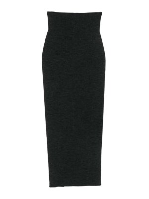 ALBERTA FERRETTI: ニーレングススカート＆ミディ丈 - 膝丈/ミディスカート - グレー