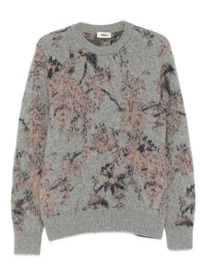 ALTEA: Suéteres con cuello pico - Suéter Cuello Redondo - Gris