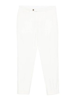 BARBA NAPOLI: Casual Hosen - Casual Hose - Weiß