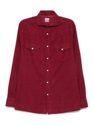BRUNELLO CUCINELLI: Hemden - Hemd - Lila