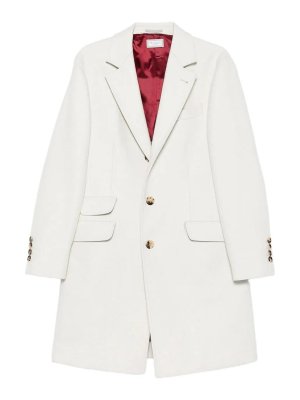 BRUNELLO CUCINELLI: Manteaux au genou - Manteau Au Genou - Noir