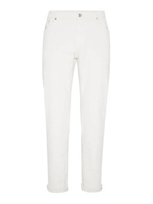 BRUNELLO CUCINELLI: straight leg jeans - Lightweight Denim Pants