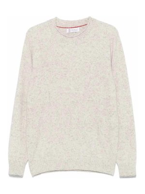 BRUNELLO CUCINELLI: クルーネック - クルーネック - ライトグレー