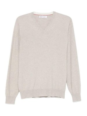 BRUNELLO CUCINELLI: Pull col rond - Pull Col Rond - Noir