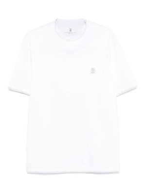 BRUNELLO CUCINELLI: t-shirts - T-Shirt With Faux-Layering