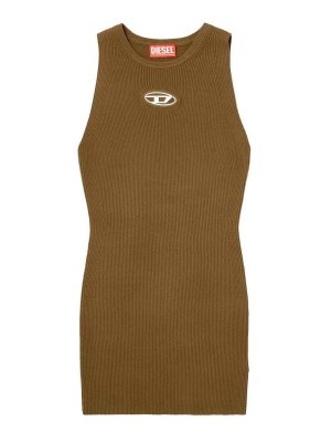 DIESEL: ニーレングスドレス - 膝丈ドレス - 緑