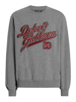 DOLCE & GABBANA: Sweatshirts und Pullover - Sweatshirt - Grau