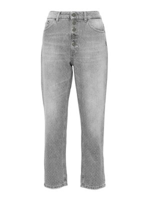 DONDUP: Pantalons casual - Pantalons Décontractés - Gris