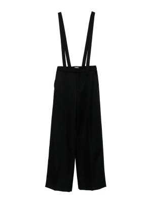 DONDUP: カジュアルトラウザー - カジュアルパンツ - 黒