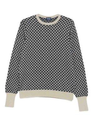 DRUMOHR: Suéteres con cuello pico - Suéter Cuello Redondo - Verde