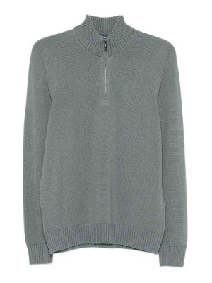 DRUMOHR: Suéteres con cuello pico - Suéter Cuello Redondo - Verde