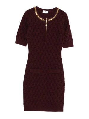 ELISABETTA FRANCHI: knee length dresses - Knit Dress