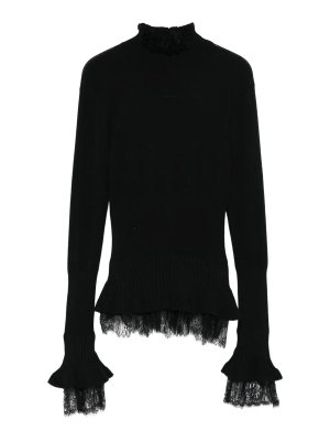 ERMANNO SCERVINO: crew necks - Long Sleeve Turtle-Neck Sweater