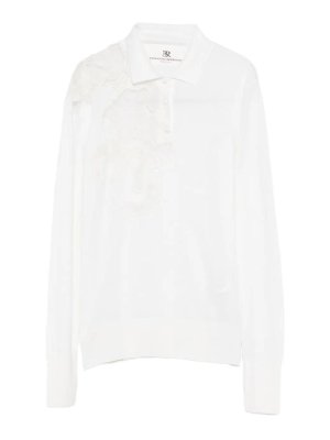 ERMANNO SCERVINO: Turtlenecks & Polo necks - Long Sleeve Polo-Neck Sweater