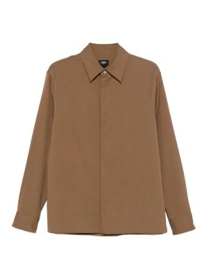 FENDI: shirts - Wool Gabardine Shirt