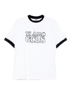 GCDS: Camisetas - Camiseta - Beis
