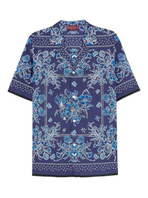 GUCCI: shirts - `Disco` Bowling Shirt