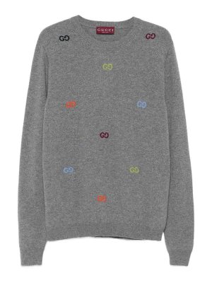 GUCCI: crew necks - Long Sleeve Crew-Neck Cashmere Sweater