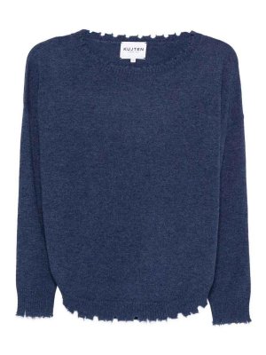 KUJTEN: クルーネック - クルーネック - ダークウォッシュ