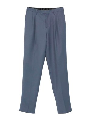 LARDINI: Pantalones casual - Pantalón Casual - Azul