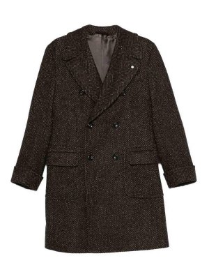 LUIGI BIANCHI MANTOVA: Abrigos cortos - Abrigo Corto - Marrón