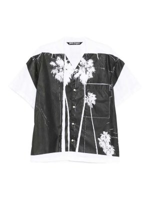 Palm Angels: Camisas - Camisa - Blanco