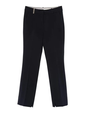 PESERICO: カジュアルトラウザー - カジュアルパンツ - ブルー