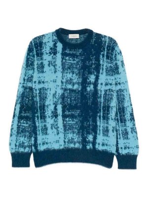 PIACENZA 1733: Strickpullover mit Rundhalsausschnitt - Rundhalspullover - Bunt