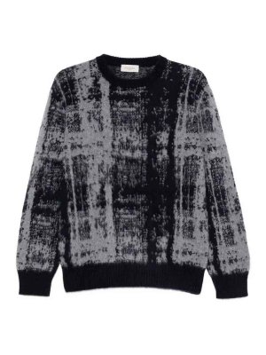 PIACENZA 1733: Strickpullover mit Rundhalsausschnitt - Rundhalspullover - Bunt