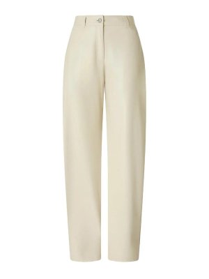 Pinko: leather trousers - `Panino` Faux Leather Pants