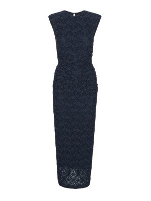 ROTATE Birger Christensen: knee length dresses - Lace Long Midi Dress