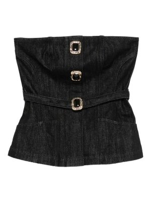 Self Portrait: Tops & Tank tops - Lace Trim Knit Top