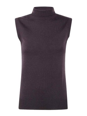 SPORTMAX: Rollkragenpullover  und Polo-Ausschnitt - Rollkragenpullover - Braun