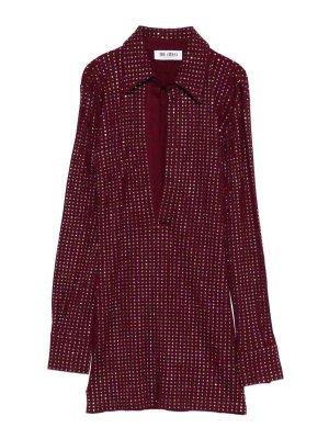 The Attico: ショートドレス - ショートドレス - ボルドー